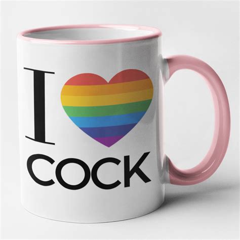 novelty gay lgbt i love mugs i love cock etsy