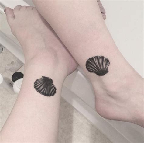 seashell sister tattoos by anna stevens cute sister tattoos matching