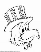 Coloring Eagle Hat Pages Sun Cartoon Patriotic Getcolorings Getdrawings Colorings sketch template