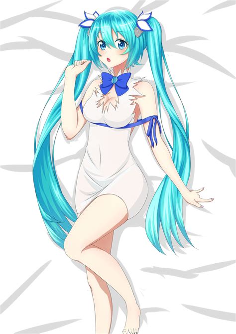 Hatsune Miku And Hestia Vocaloid And 1 More Drawn By Hy