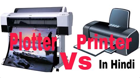 printerplotter plotter  printer explained  hindi youtube