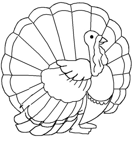 printable turkey coloring page