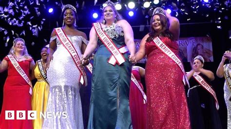 plus size beauty pageants rising in popularity bbc news