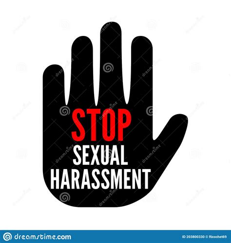 stop sexual harassment background banner vector illustration
