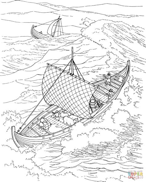 viking boats coloring page  printable coloring pages