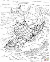 Ozean Supercoloring Ship Printables Vikings Meereswelt Ozeane Unterwassertiere sketch template
