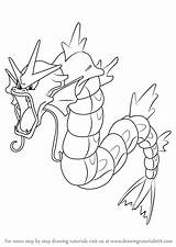 Pokemon Gyarados Coloring Pages Draw Drawing Step Printable Drawingtutorials101 Gyrados Tutorials Drawings Color Learn Anime Easy Print Sketch Tutorial sketch template