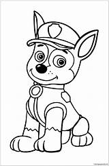 Coloring Police Dog Pages Chase Color Getcolorings Print Printable sketch template