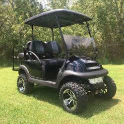 club car precedent  passenger golf cart lifted black golf cart