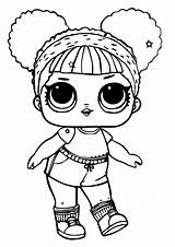 Lol Coloring Pages Dolls Printable Doll Surprise Print Glitter Size sketch template