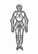 Armadura Dibujo Armatura Armure Harnas Coloriage Malvorlage Harnisch Kleurplaat Armour Educima Educolor Große Abbildung Herunterladen Grandes sketch template