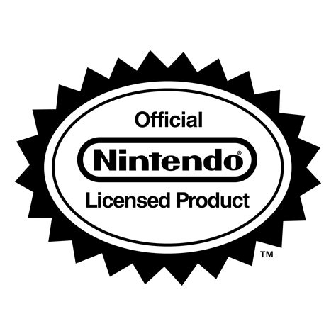 nintendo official licensed product logo png transparent svg vector freebie supply