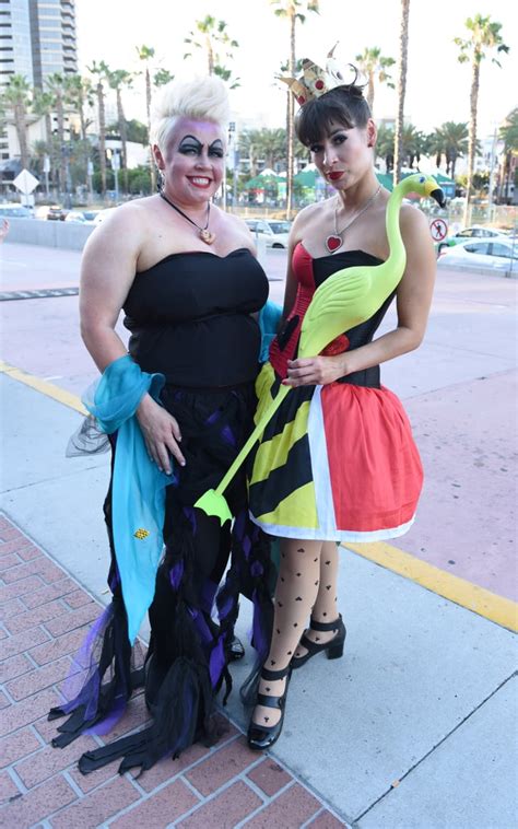 Ursula And Queen Of Hearts Disney Costumes At Comic Con
