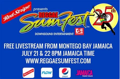 join millions of reggae fans around the world in viewing livestreams of