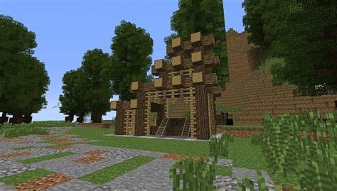 medieval wood store minecraft map