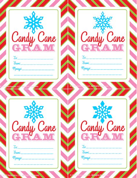 printable candy cane gram template printable templates
