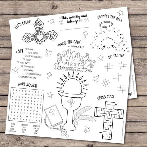 printable  communion worksheets printable word searches