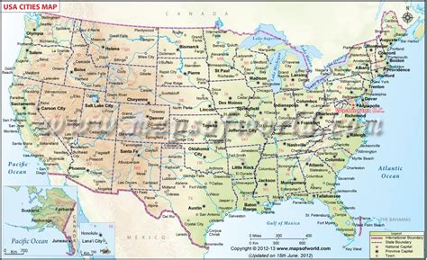 usa cities map  map  cities  lil