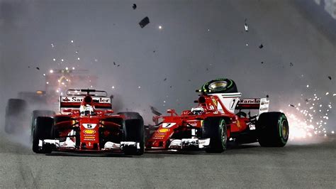 singapore start crash  fans    singapore grand prix