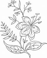 Broderie Book Fleur Indusladies sketch template