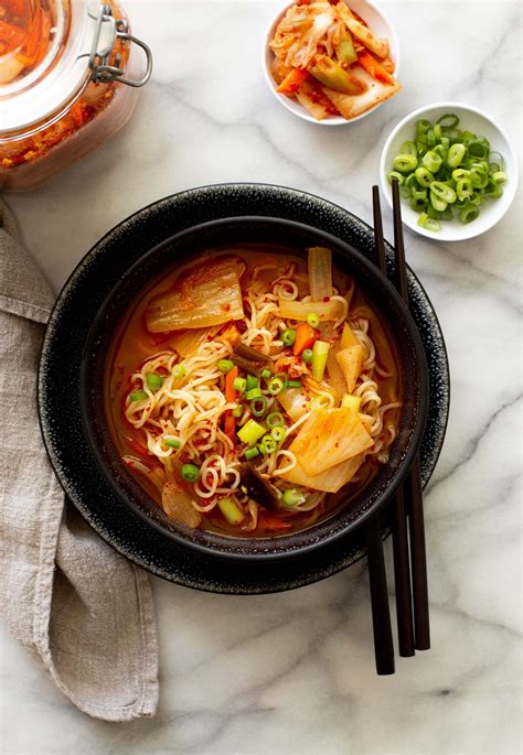 Kimchi Ramen Noodle Soup Foodbyjonister