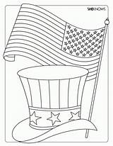 Patriotic sketch template