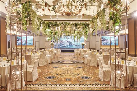majestic  dreamy hotel ballrooms  singapore  weddings