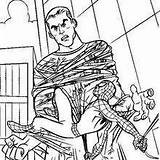 Sandman Coloring Pages Getcolorings Action sketch template