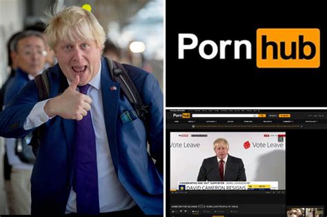 eu referendum vote boris johnson appears on pornhub sex