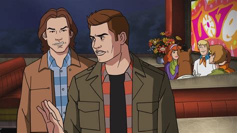 supernatural gets animated in scooby doo s crossover episode