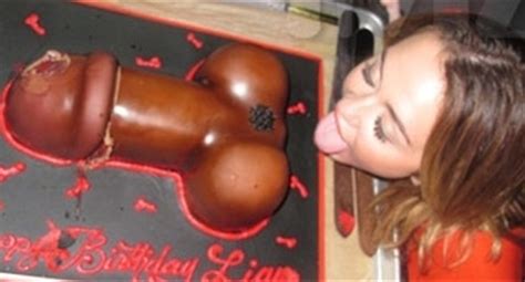 Miley Cyrus Simulates Oral On Muslim Penis Cake