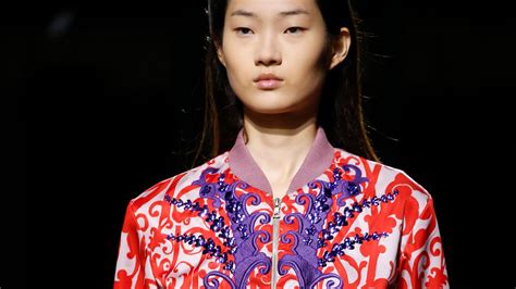 Dries Van Noten Model Hyun Ji Shin Korea’s Next Top Model Vogue