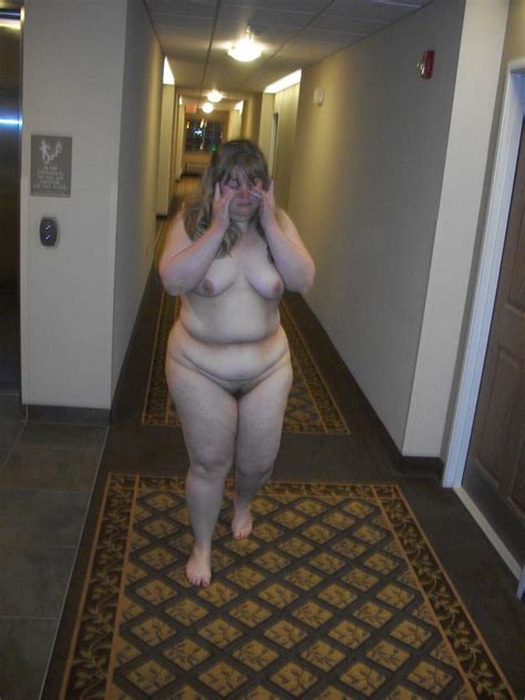 wife caught naked hotel hallway