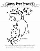 Coloring Dirty Harry Dog Possum Tuesday Pages Folk Colouring Dulemba Lovin Tale Getcolorings Book Getdrawings Drawing Tales Popular Printable Color sketch template