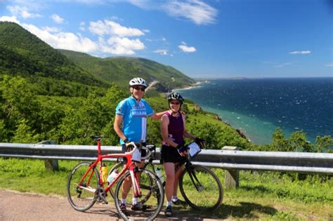 guided cabot trail bicycle tour cycle nova scotia pedal and sea