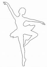 Outline Dancer Clipart Ballerina Ballet Clip Coloring Pages Library sketch template