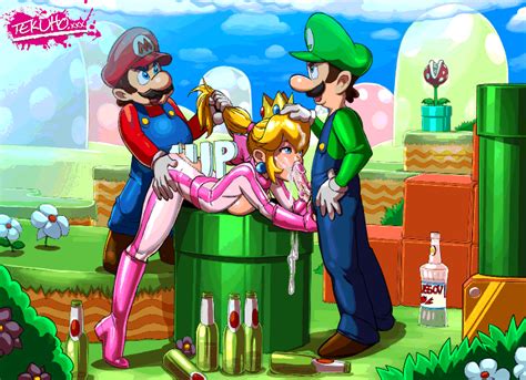 Xbooru  Luigi Mario Piranha Plant Princess Peach