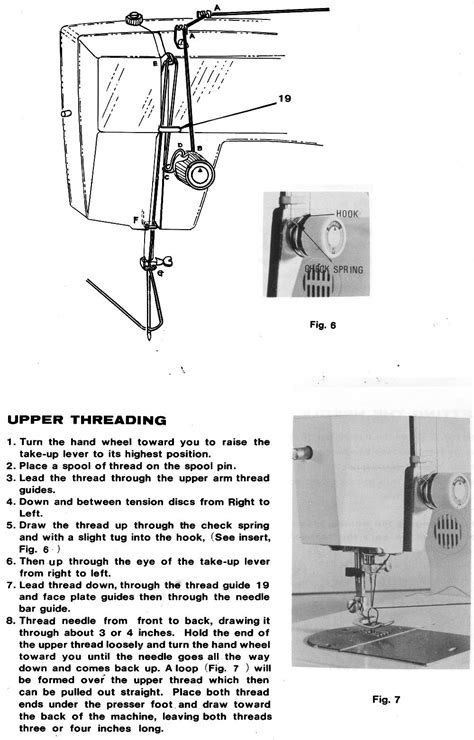 white sewing machine   thread kneelpost