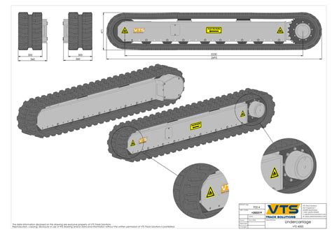 crawler track undercarriage vts   mm rubber vts track solutions