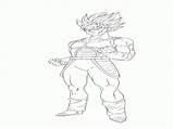 Coloring Bardock Pages Chi Dbz Dragon Ball Template Popular sketch template