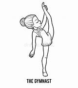 Ginnastica Artistica Gymnast sketch template