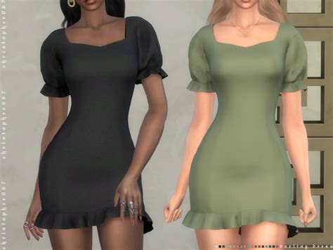 darling dress by christopher067 at tsr sims 4 updates