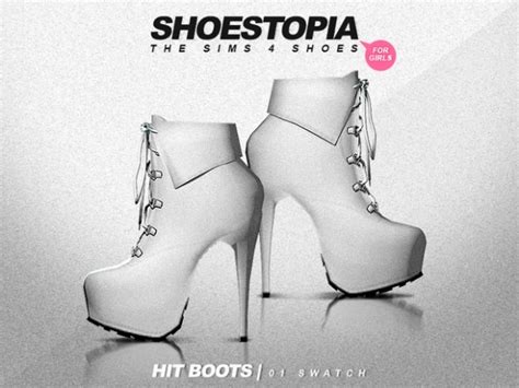 shoestopia hit shoes  sims   simsdomination white