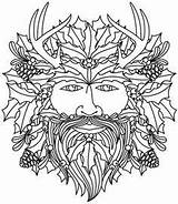 Coloring Pages Yule Pagan Wiccan Adults Adult Wood Patterns Log Printable Getdrawings Symbols Carving Getcolorings Books Template Spirits Print sketch template