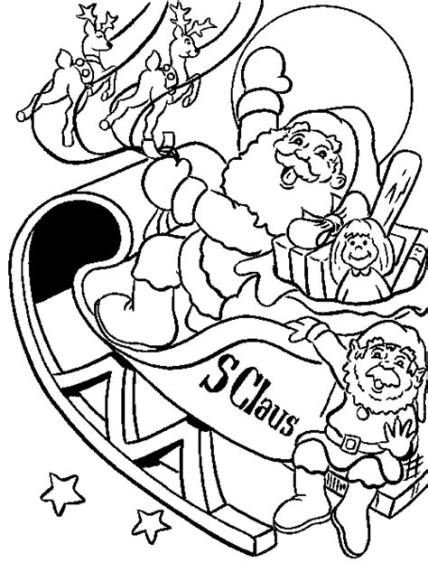 coloring pages santa claus coloring home