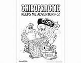 Chiropractic Coloring Sheets Kids Choose Board Adjustment Fun Book Doodle Activity sketch template