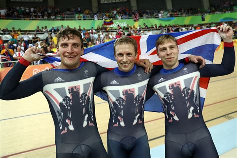 olympic cycling  mens track team sprint medal winners results  times bleacher report