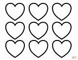 Coloring Hearts Pages Popular sketch template