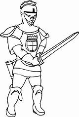 Knight Chevalier Ritter Caballero Knights Rost Rider Georges Coloriages épée Malvorlage Albumdecoloriages Hockey Chateau sketch template
