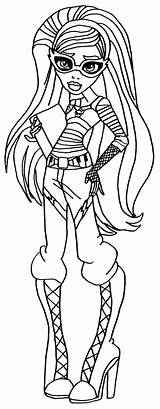 Ghoulia Yelps Coloriages sketch template